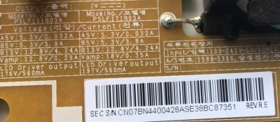 KIT DE TARJETAS PARA TV SAMSUNG / MAIN BN94-04355K / BN41-01622C / BN97-05202D / FUENTE BN44-00428A / PD55B2_BSM / BN4400428A / T-CON BN95-00501B / S240LABMB3V0.7 / BN97-05814B / PANEL LTJ550HQ09-J / MODELO UN55D7000LFXZA H303 - Imagen 2